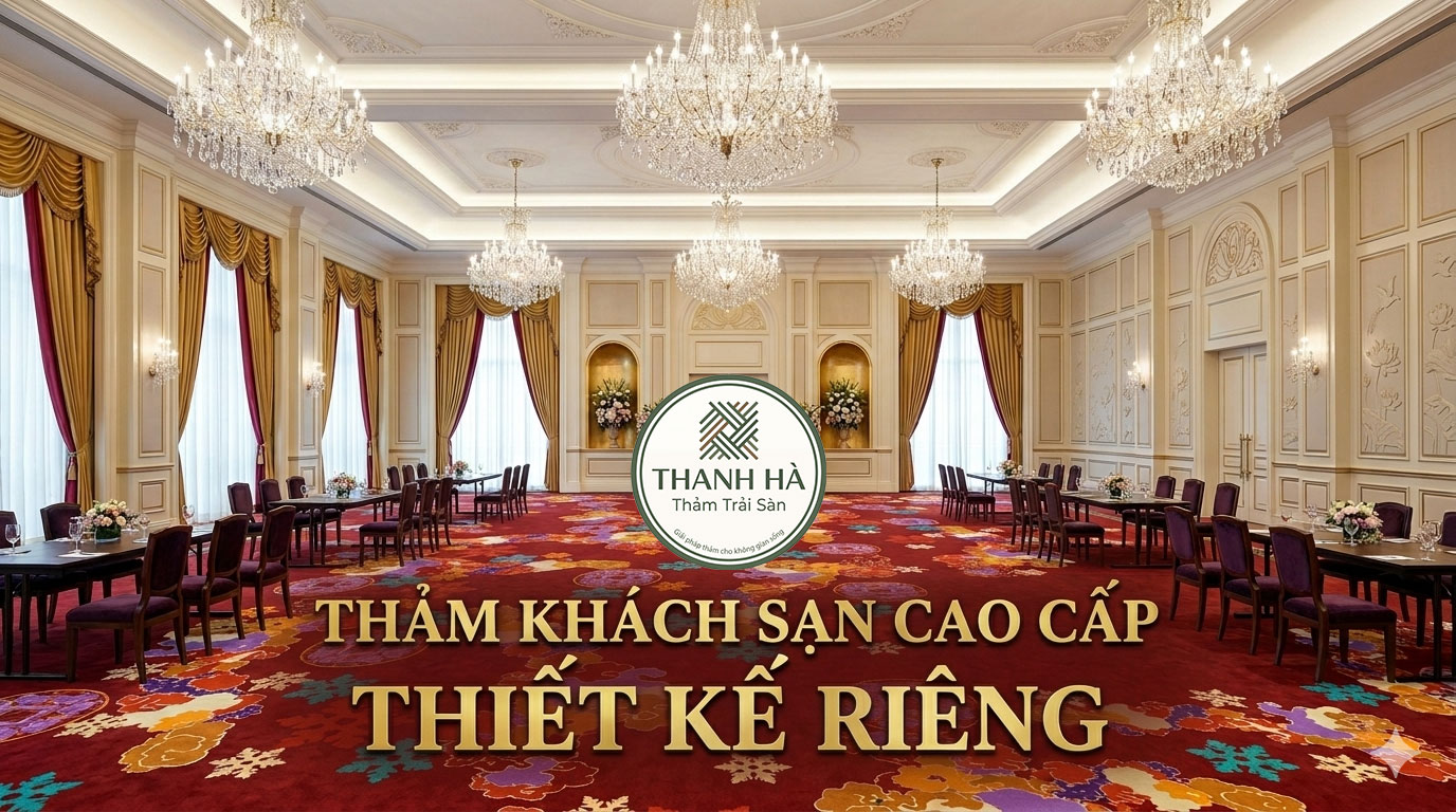 Thảm Khách Sạn Cao Cấp Thiết Kế Riêng Cho Ballroom Casino Tại Thái Hà