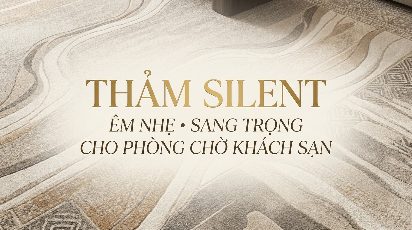 Thảm SILENT Khách Sạn | Thảm Trang Trí Phòng Chờ  Bàn Trà Cao Cấp
