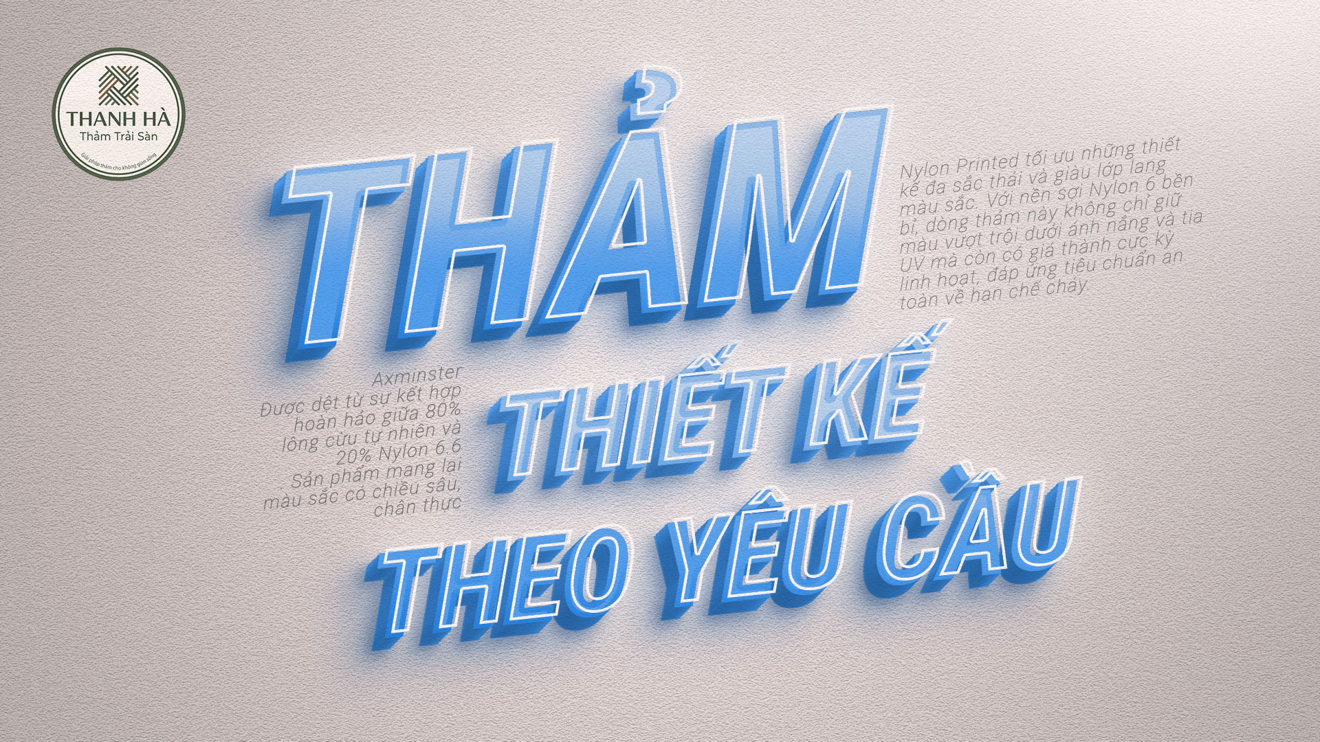 Thảm Thiết Kế Theo Yêu Cầu Tại Thảm Thanh Hà Khẳng Định Dấu Ấn Cá Nhân Trong Mọi Không Gian