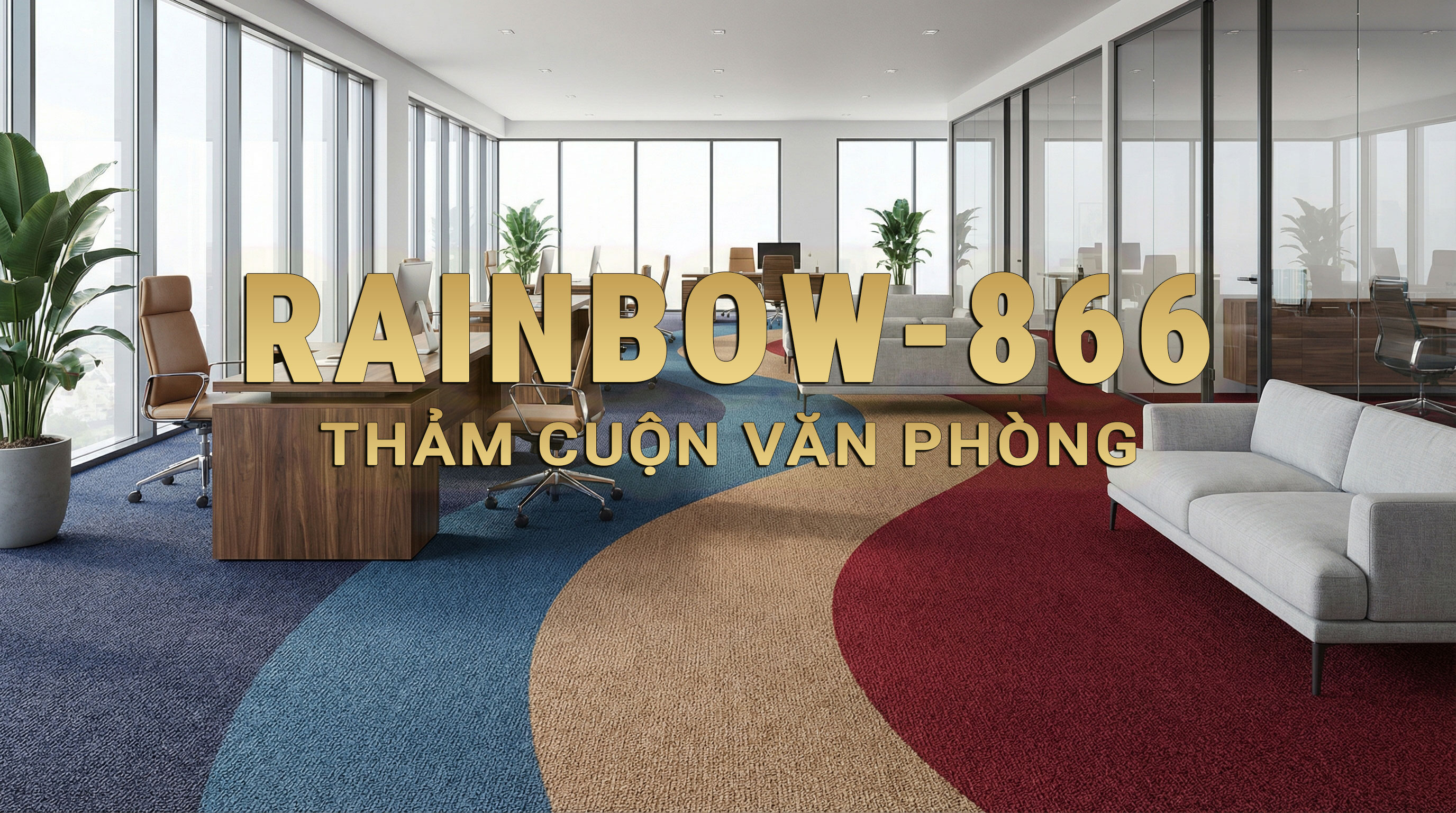 thảm cuộn RAINBOW-866