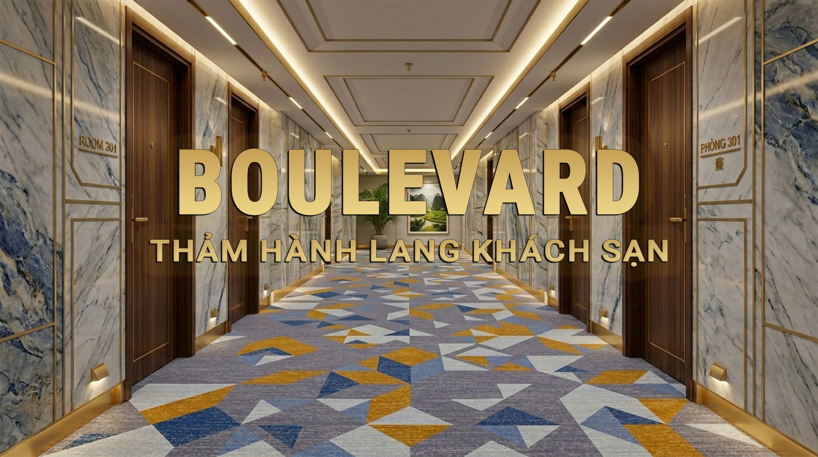 thảm cuộn Boulevard