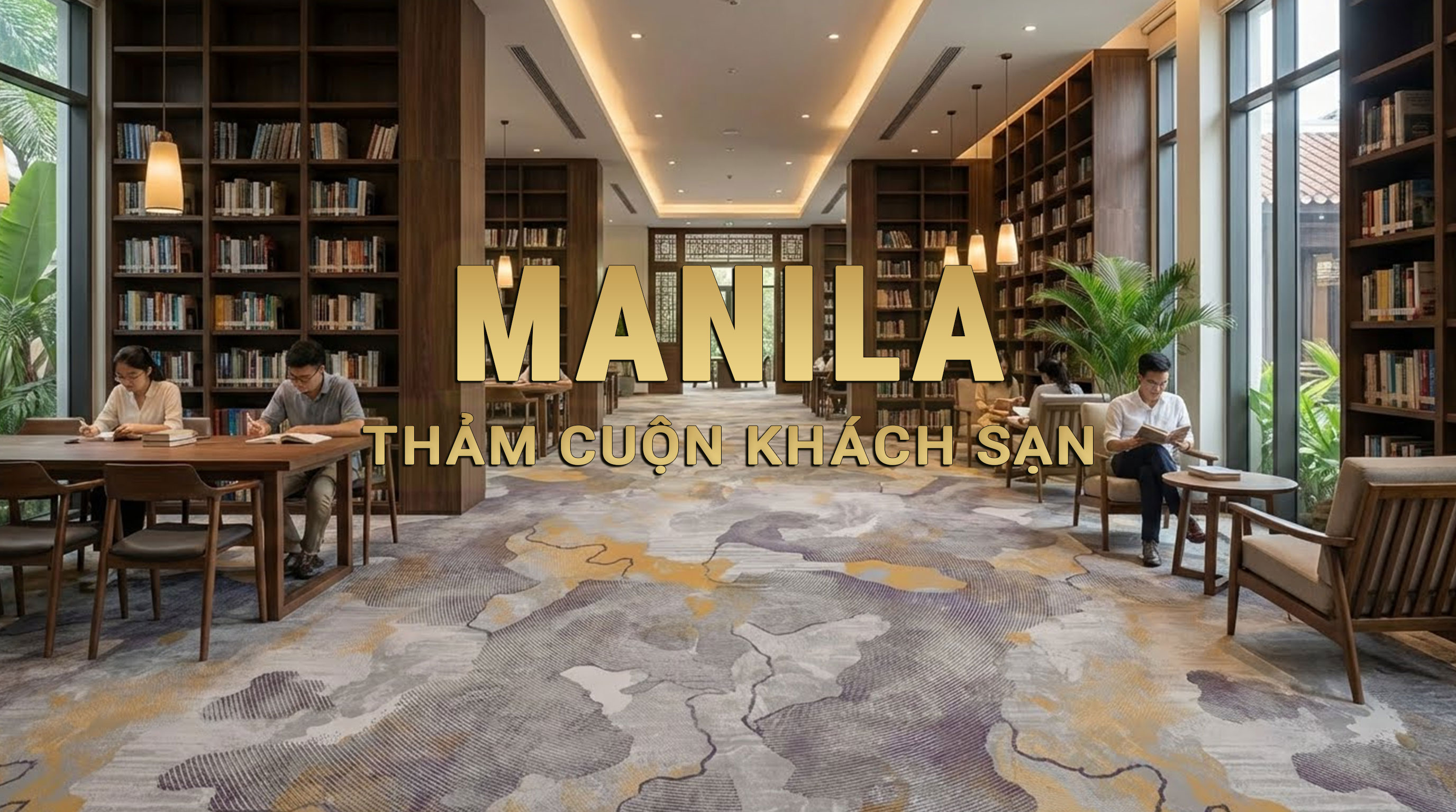 thảm cuộn MANILA