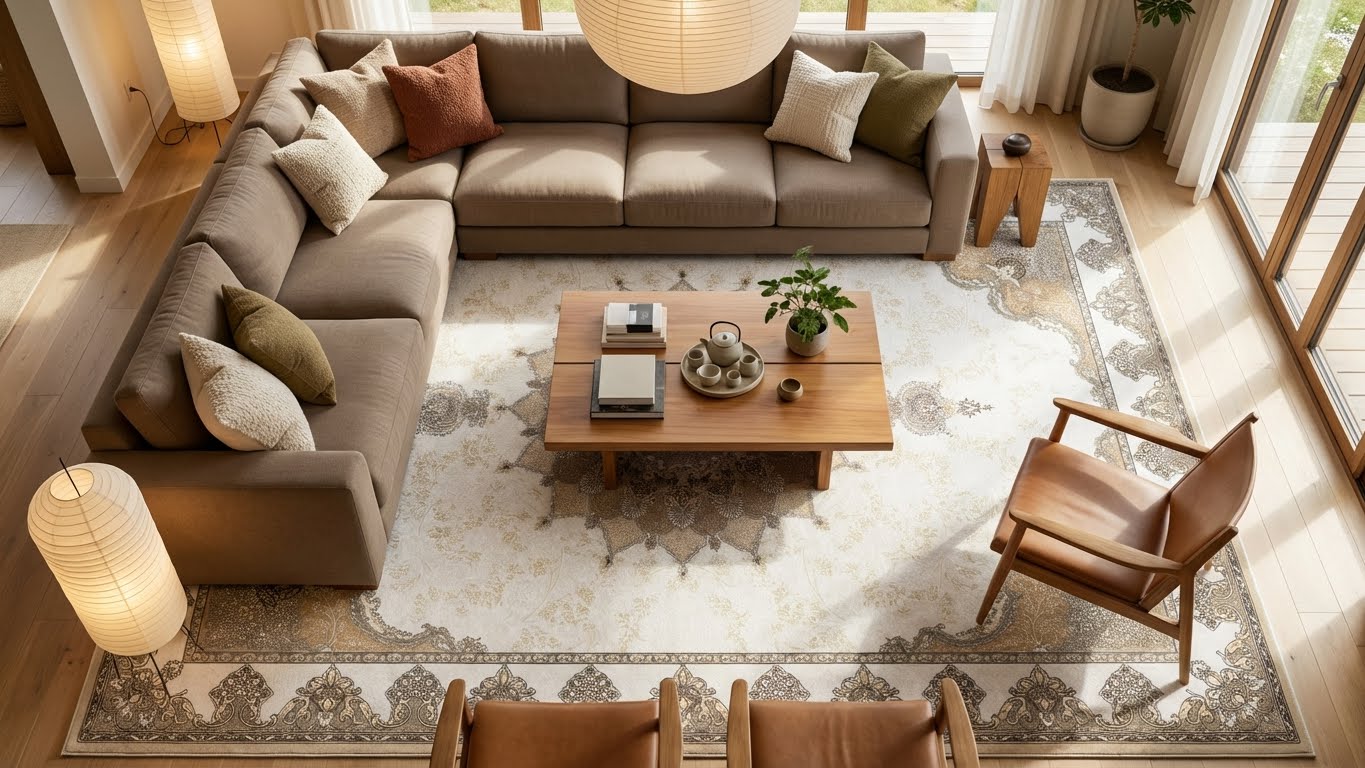 thảm trang trí E 7718IVG