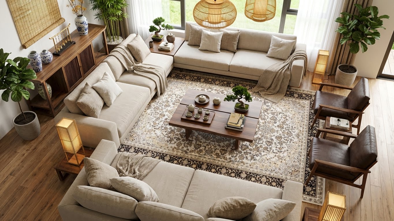 thảm trang trí N 8704IV