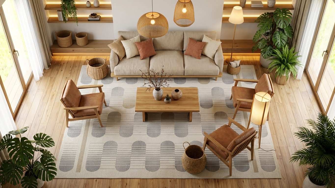 thảm trang trí H-3493C