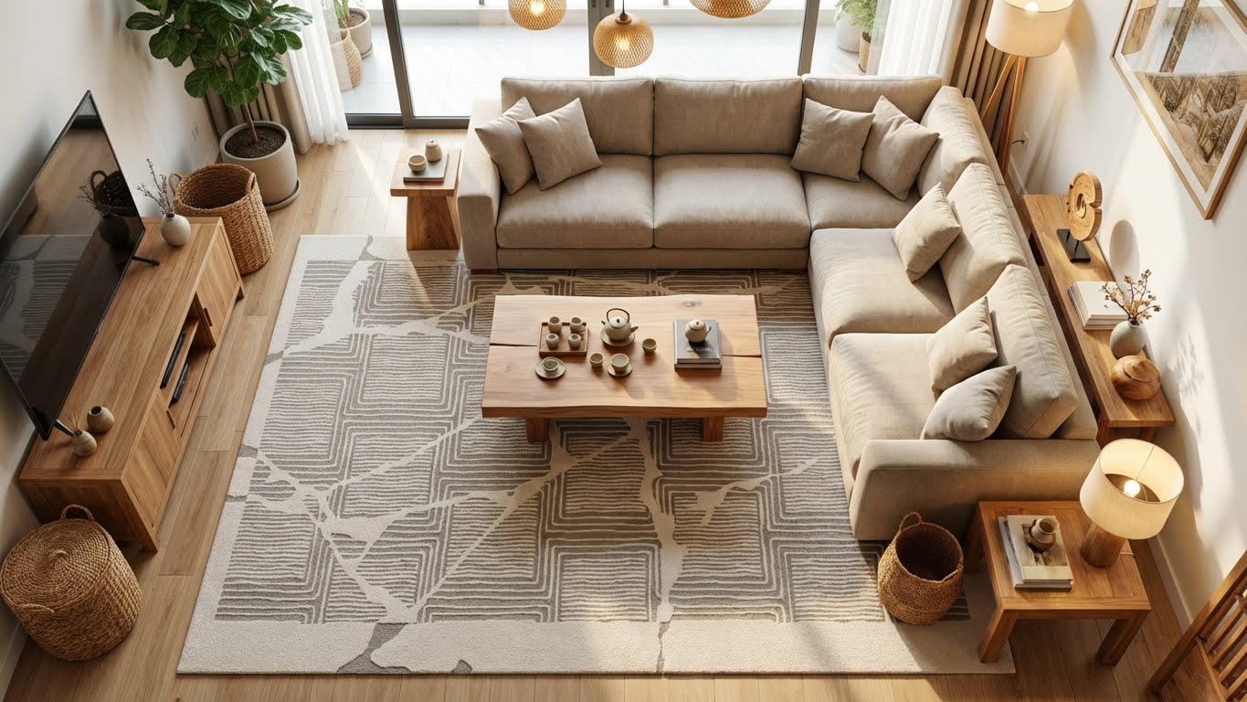 thảm trang trí L-2707IV