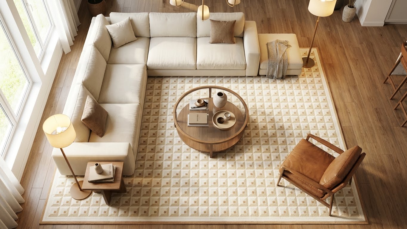 thảm trang trí MS07