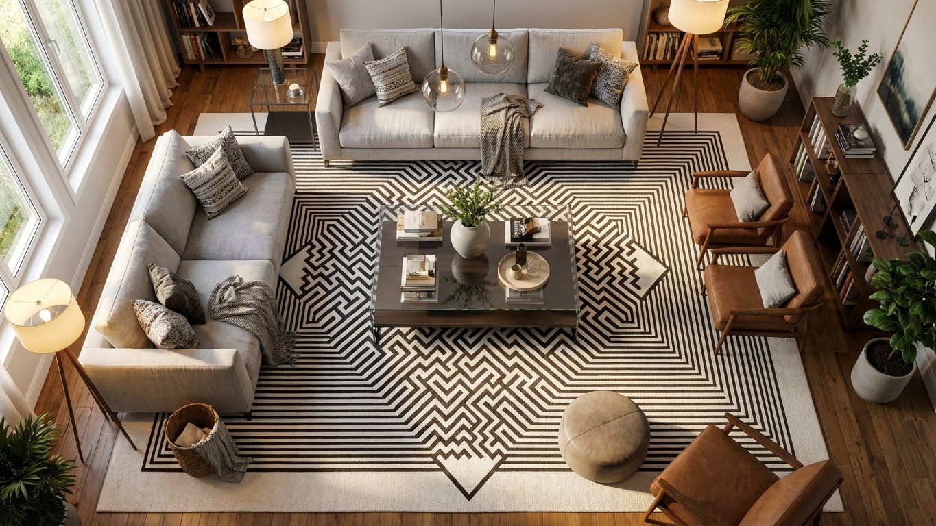 thảm trang trí MS17